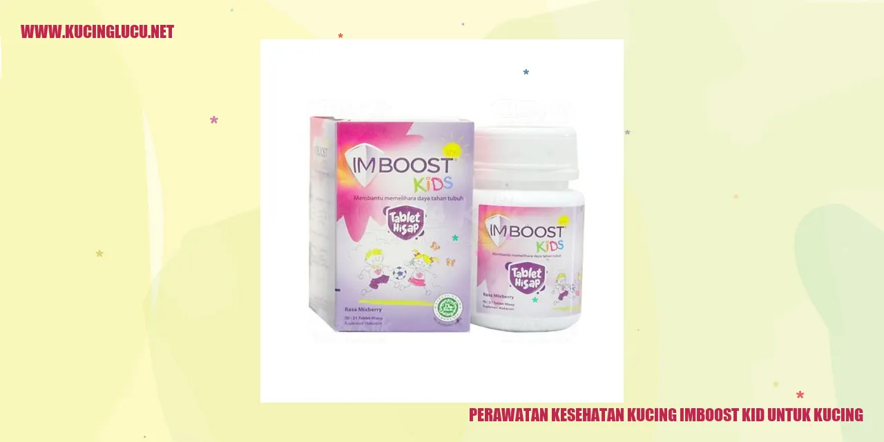 Perawatan Kesehatan Kucing dengan Imboost Kid