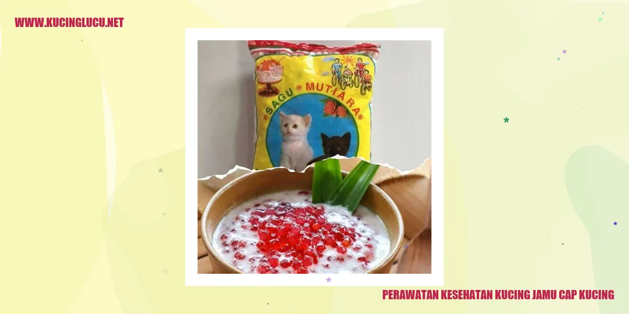 Perawatan Kesehatan Kucing jamu cap kucing