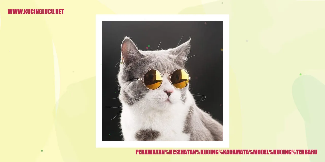 Gambar Kucing Kacamata