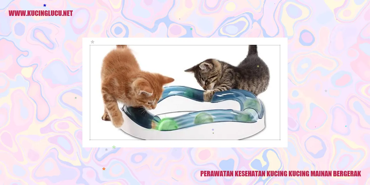 Perawatan Kesehatan Kucing Kucing Mainan Bergerak