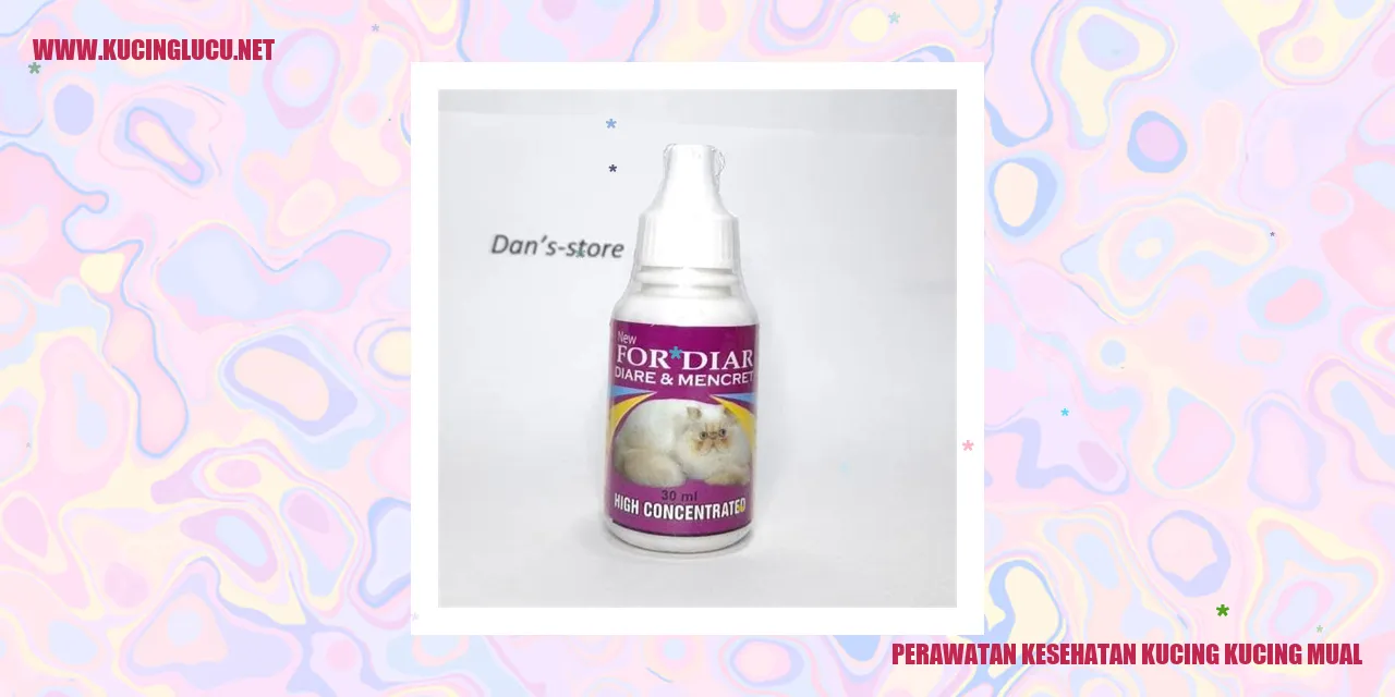 Perawatan Kesehatan Kucing kucing mual