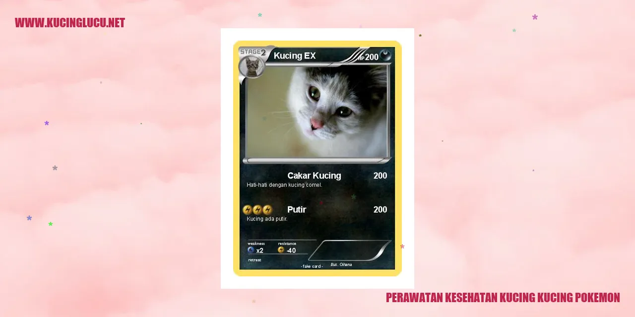 Perawatan Kesehatan Kucing Pokemon