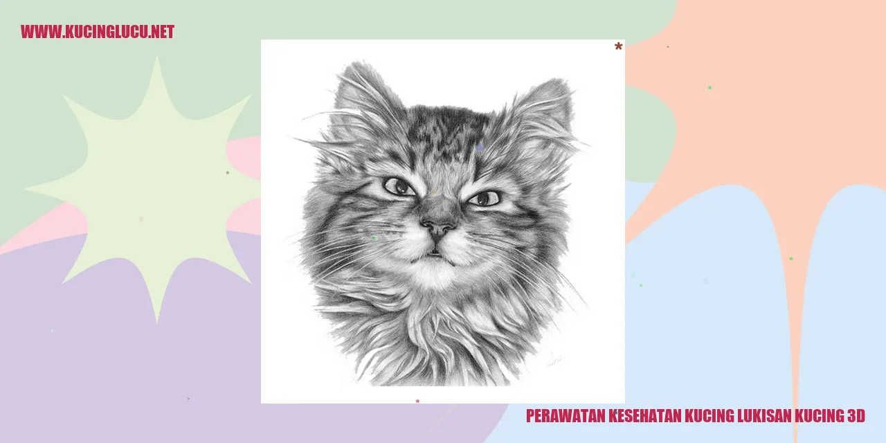 Lukisan Kucing 3D