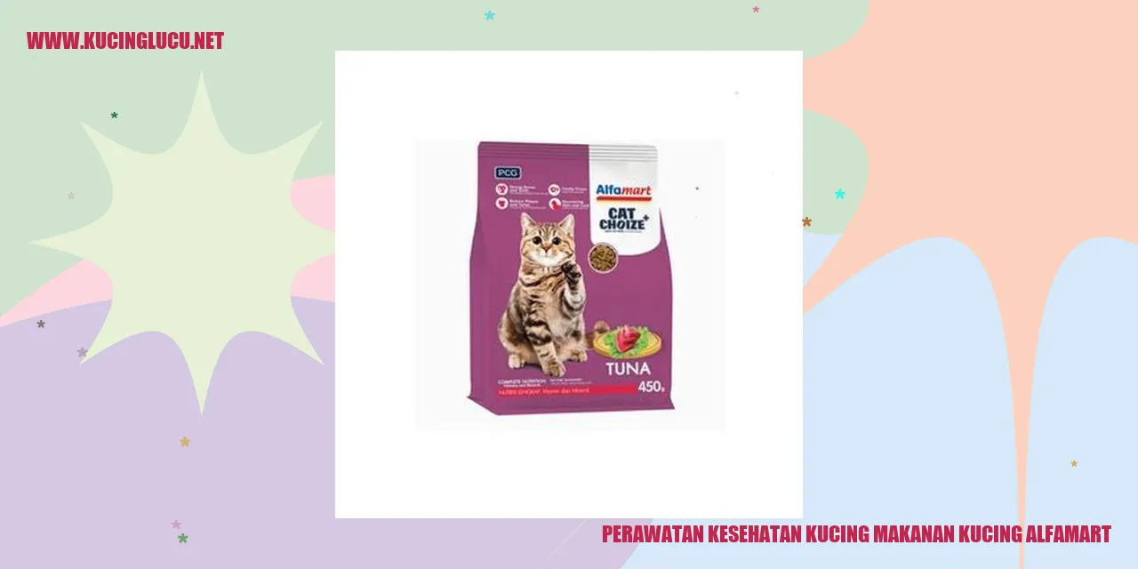 Perawatan Kesehatan Kucing makanan kucing alfamart