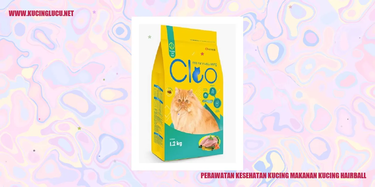 Makanan Kucing Hairball