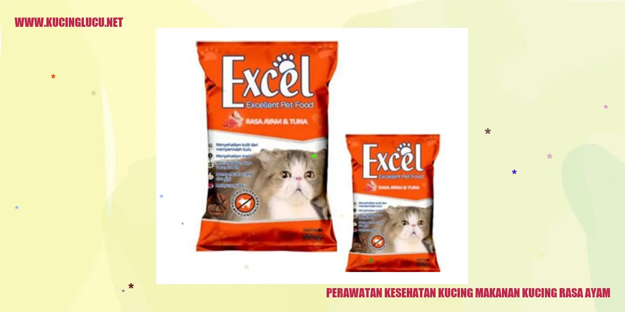 Perawatan Kesehatan Kucing makanan kucing rasa ayam