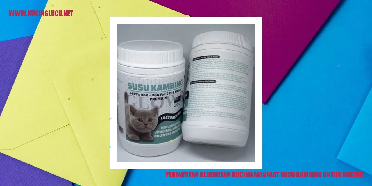Susu Kambing untuk Kucing