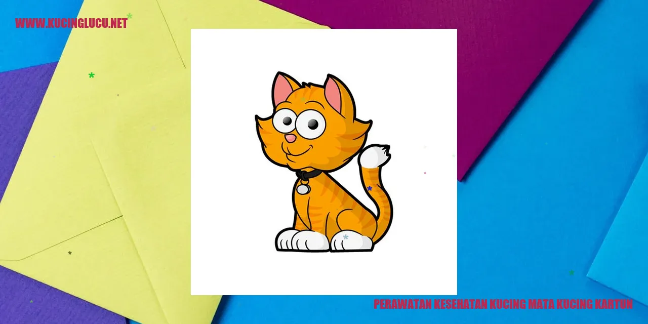 Perawatan Kesehatan Kucing Mata Kucing Kartun