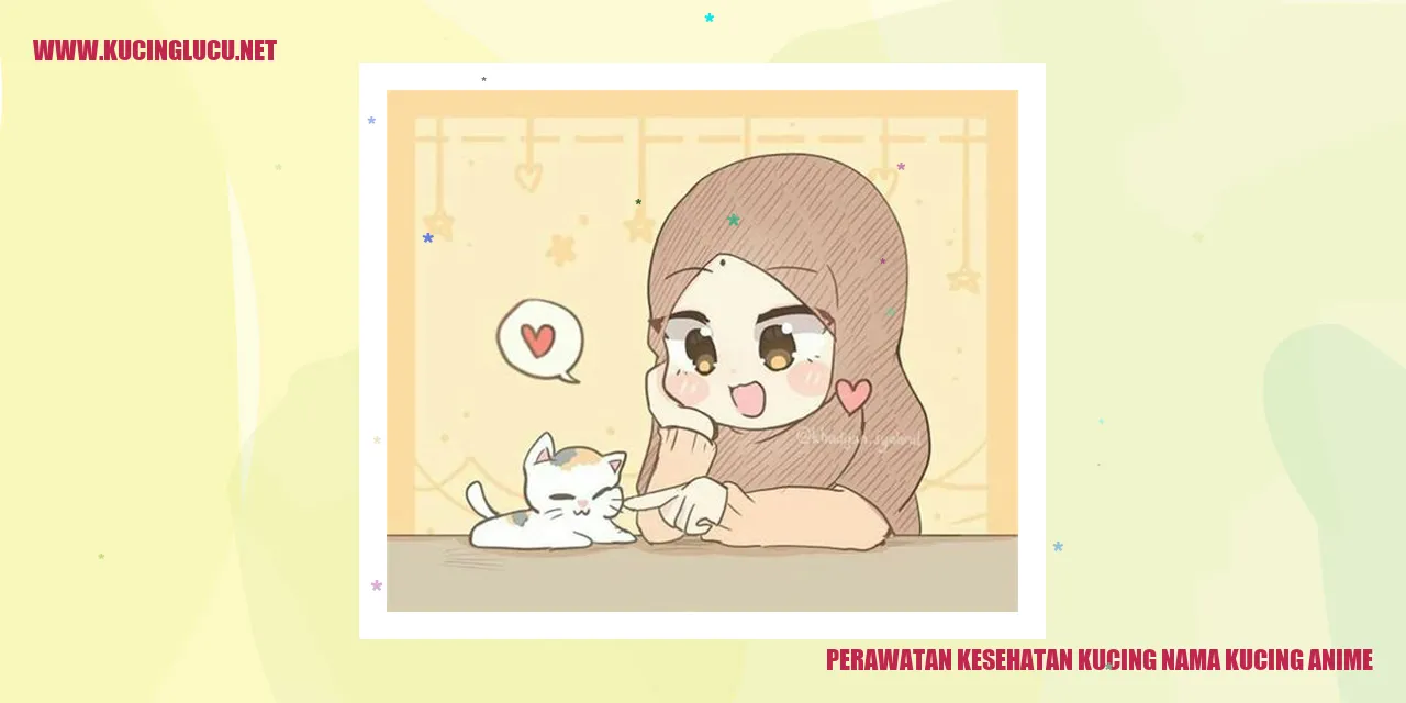 Kucing Anime yang Sehat dan Bahagia