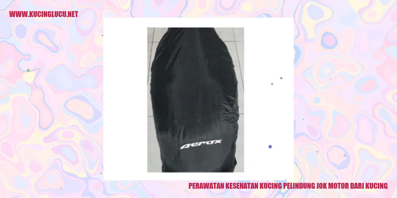 kucing pelindung jok motor