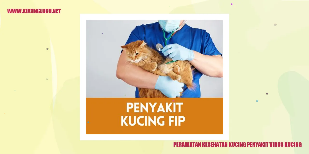 Perawatan Kesehatan Kucing penyakit virus kucing