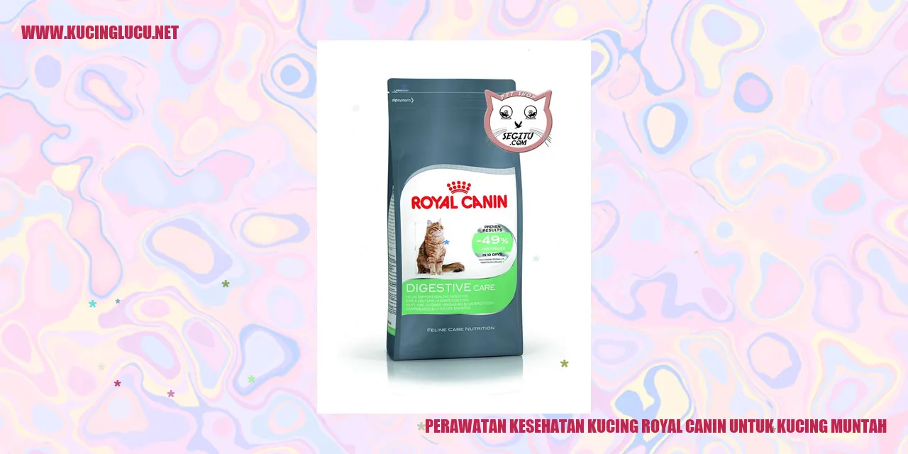 Perawatan Kesehatan Kucing Royal Canin untuk Kucing Muntah