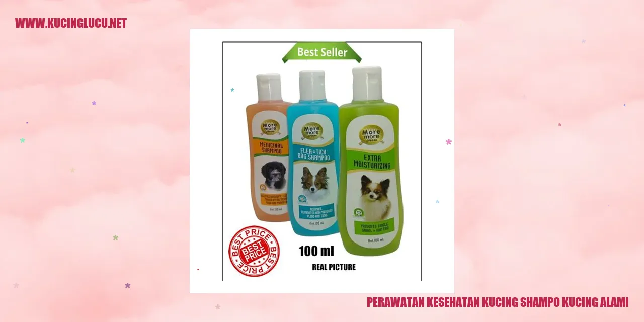 Perawatan Kesehatan Kucing shampo kucing alami