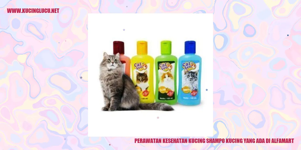 gambar shampo kucing di Alfamart