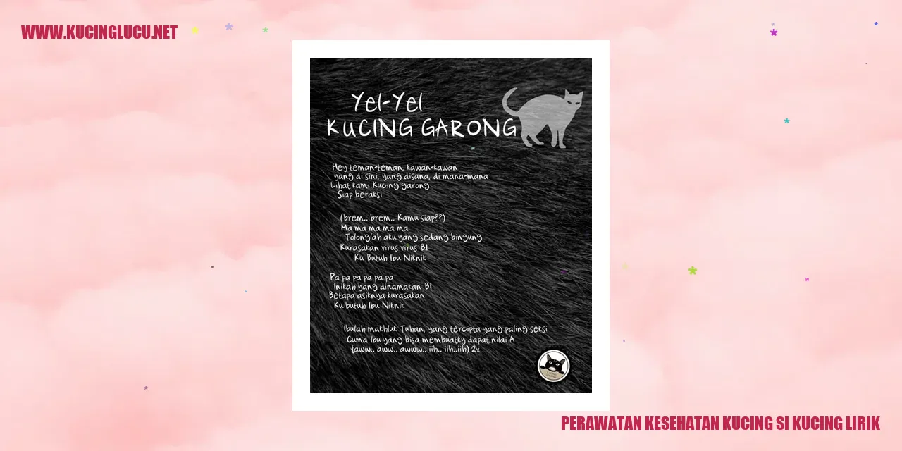 Perawatan Kesehatan Kucing