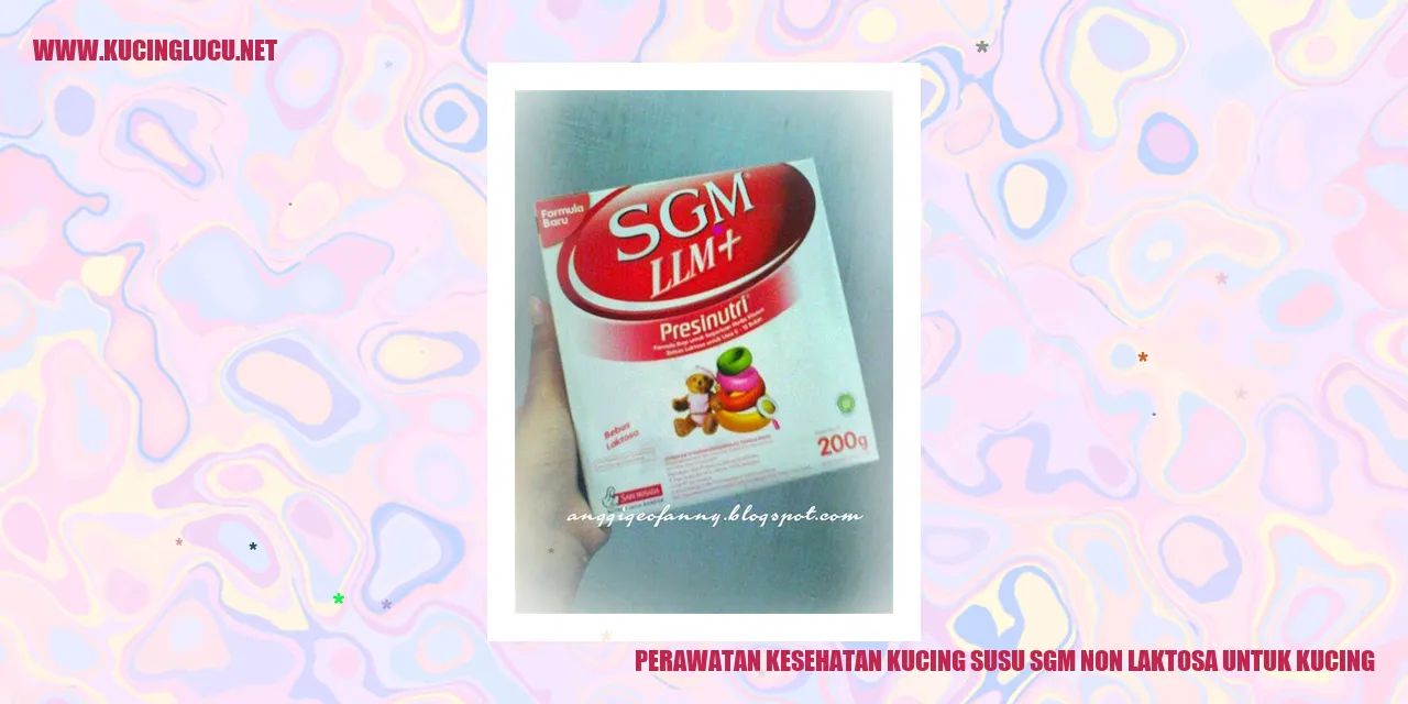 Perawatan Kesehatan Kucing susu SGM non laktosa untuk kucing