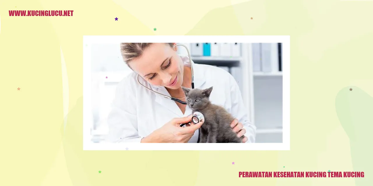 Perawatan Kesehatan Kucing