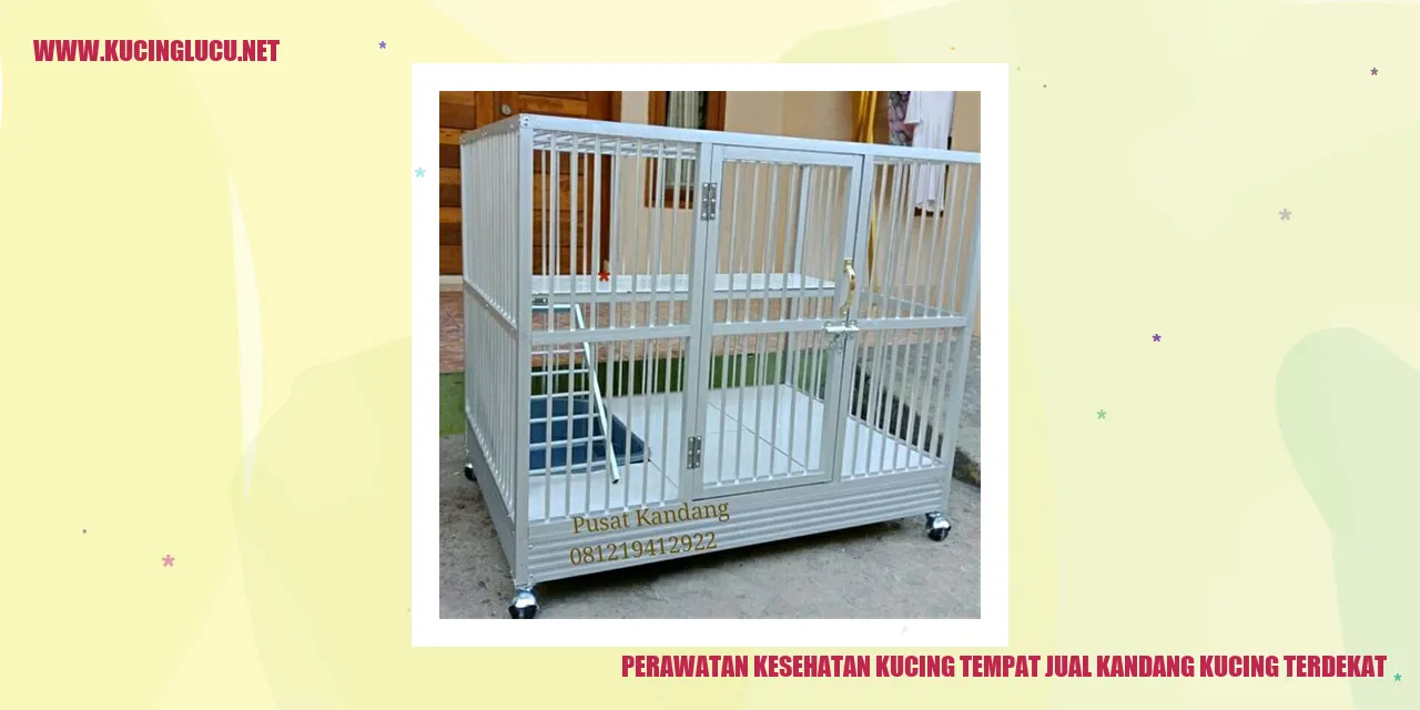 Perawatan Kesehatan Kucing tempat jual kandang kucing terdekat