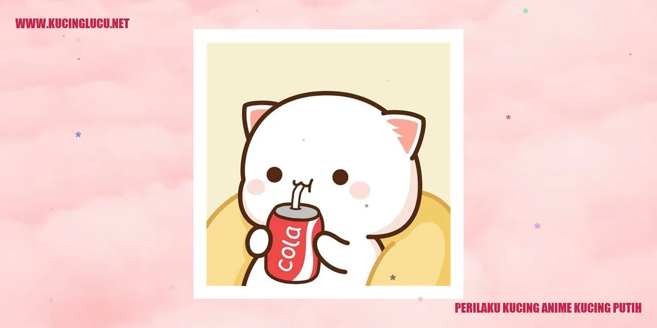 Perilaku Kucing Anime Berbulu Putih