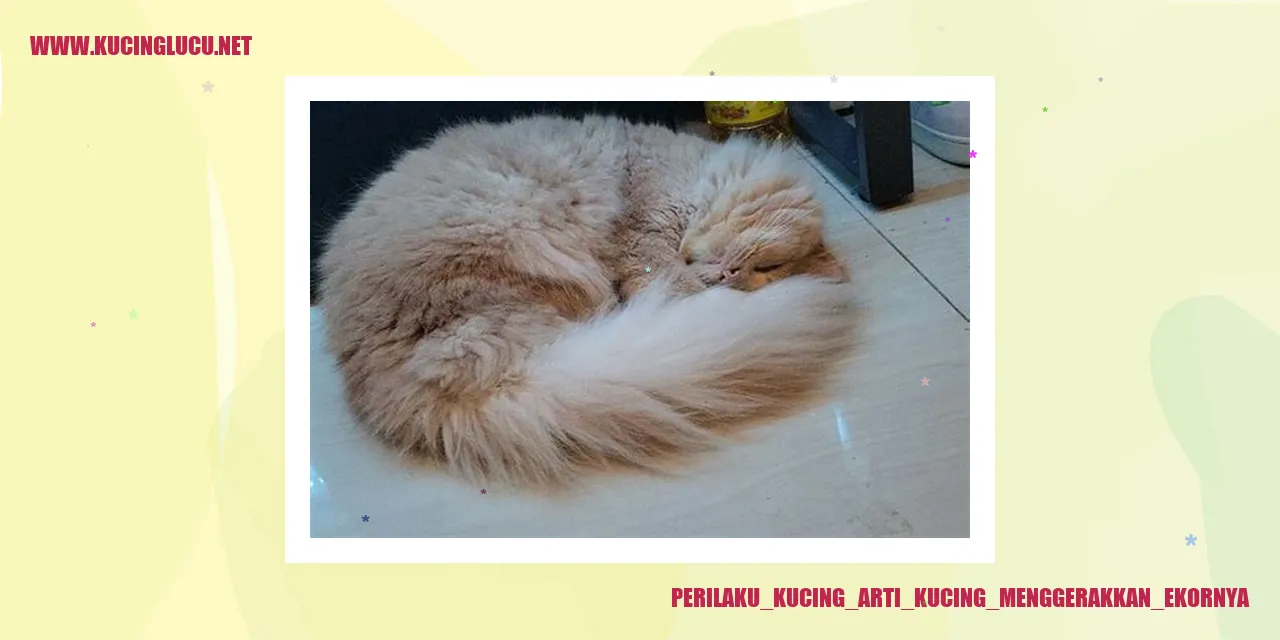 Gambar Kucing dengan Gerakan Ekor