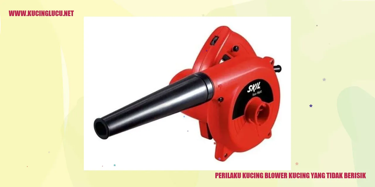 Kucing blower yang tidak berisik