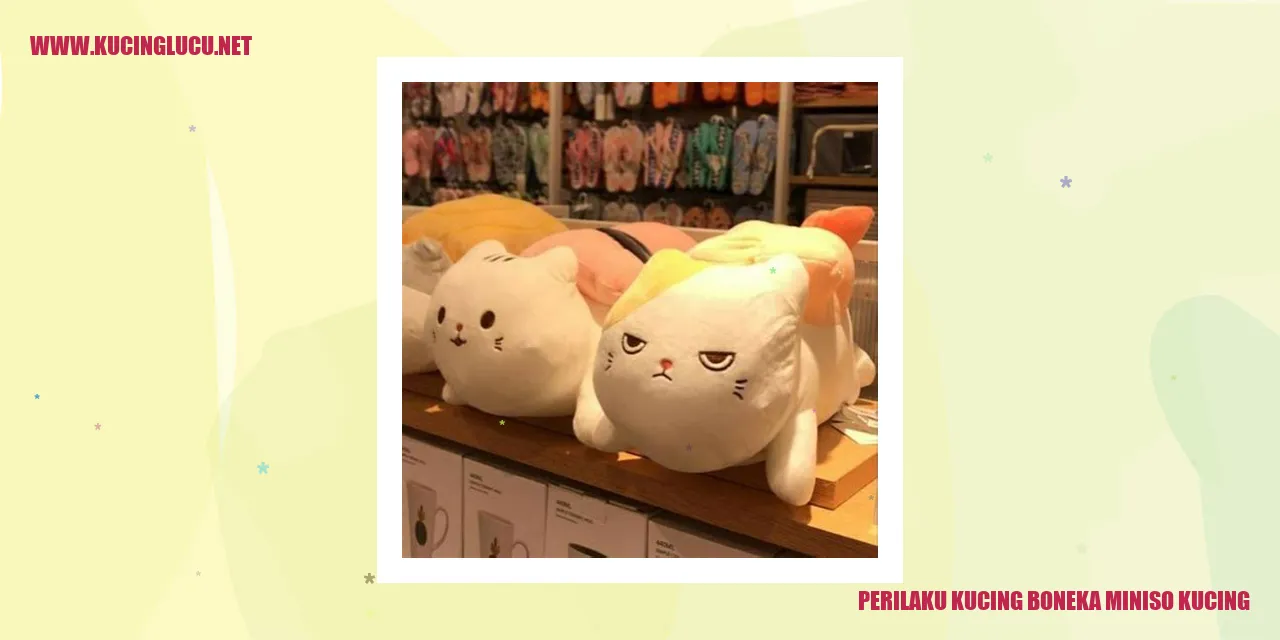 Kucing Boneka Miniso