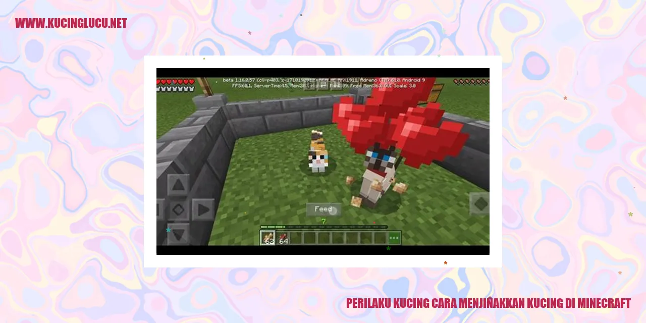 Perilaku Kucing cara menjinakkan kucing di minecraft