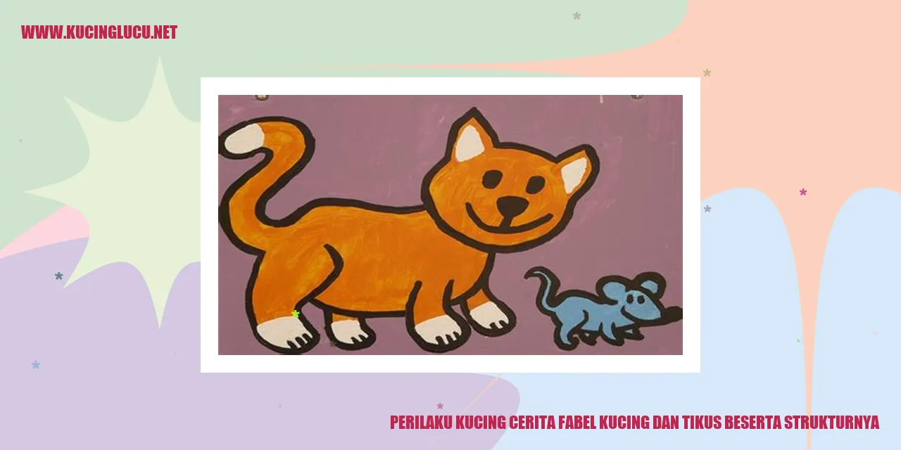 Perilaku Kucing dalam Cerita Fabel Kucing dan Tikus