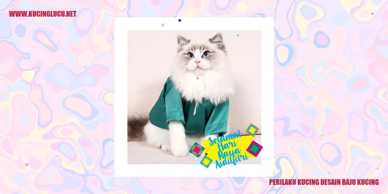 Kucing Memilih Desain Baju Kucing