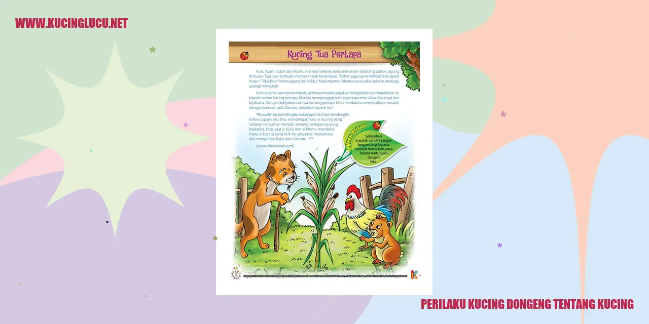Perilaku Kucing dongeng tentang kucing