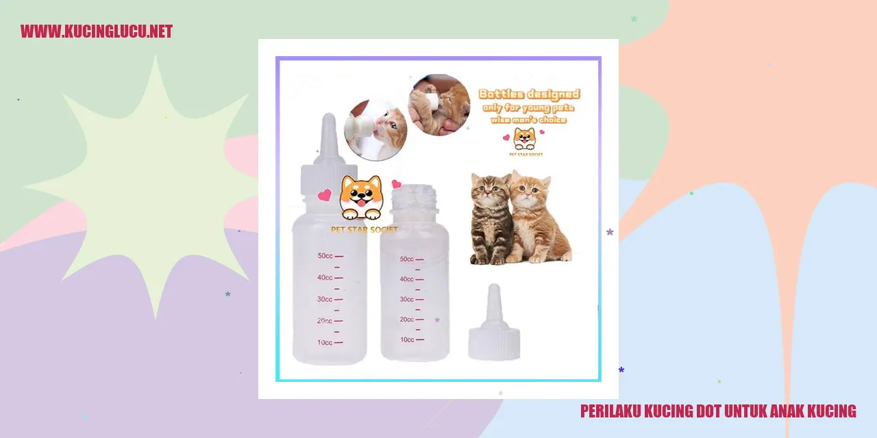 Perilaku Kucing Dot untuk Anak Kucing