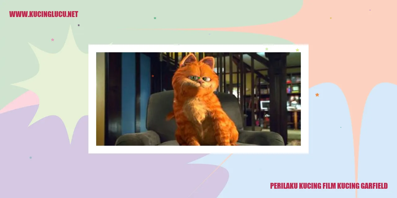 Perilaku Kucing Garfield