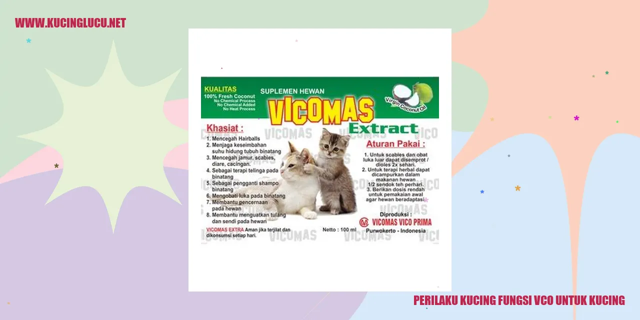 Perilaku Kucing dan Manfaat VCO untuk Kucing