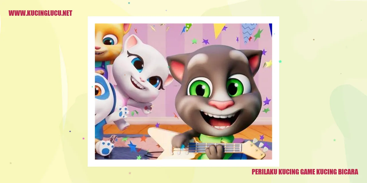 Kucing Game Kucing Bicara