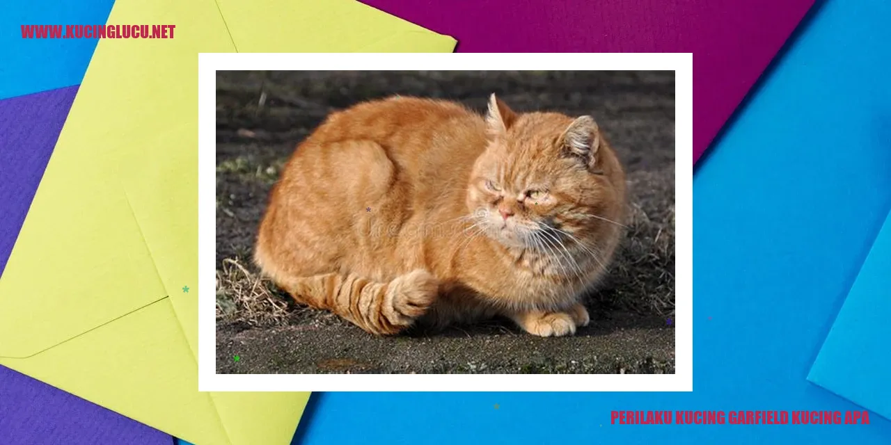 Gambar Kucing Garfield