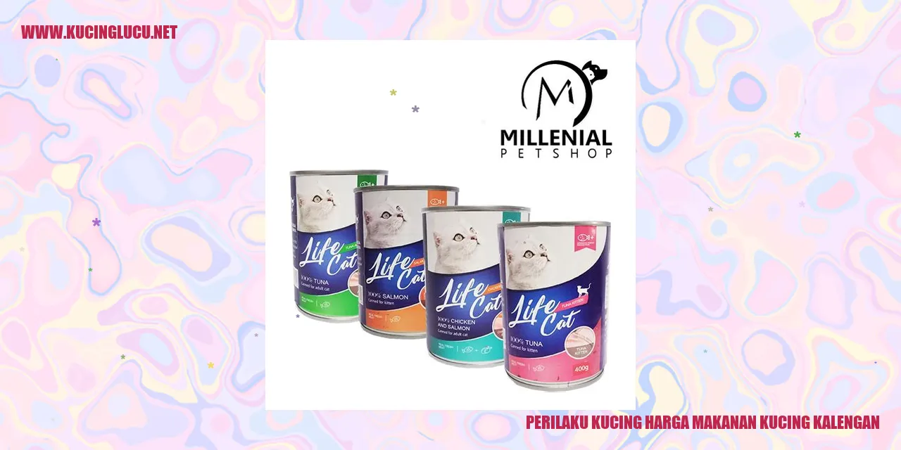 Kucing dan makanan kalengan