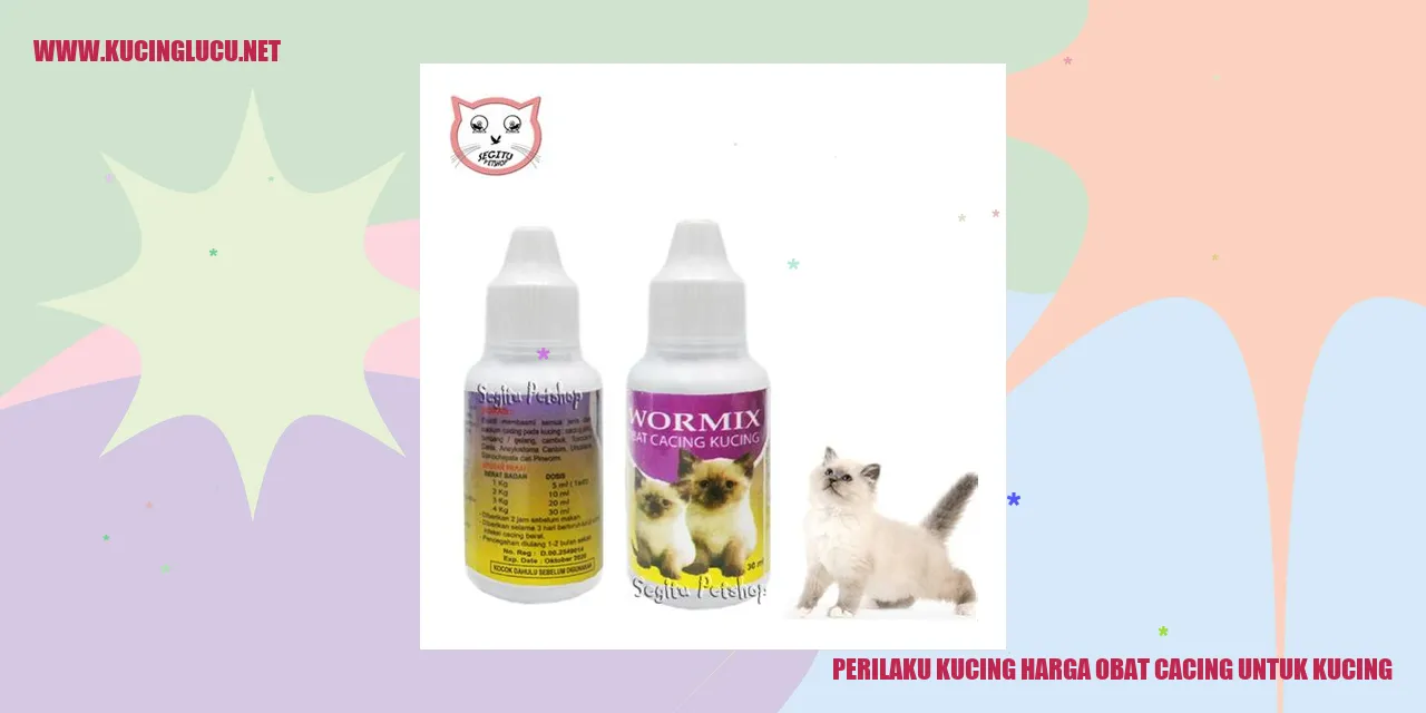Perilaku Kucing dan Harga Obat Cacing untuk Kucing