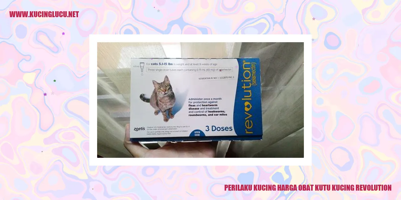 Perilaku Kucing harga obat kutu kucing revolution