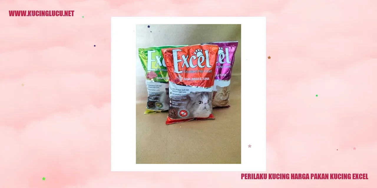 Perilaku Kucing Harga Pakan