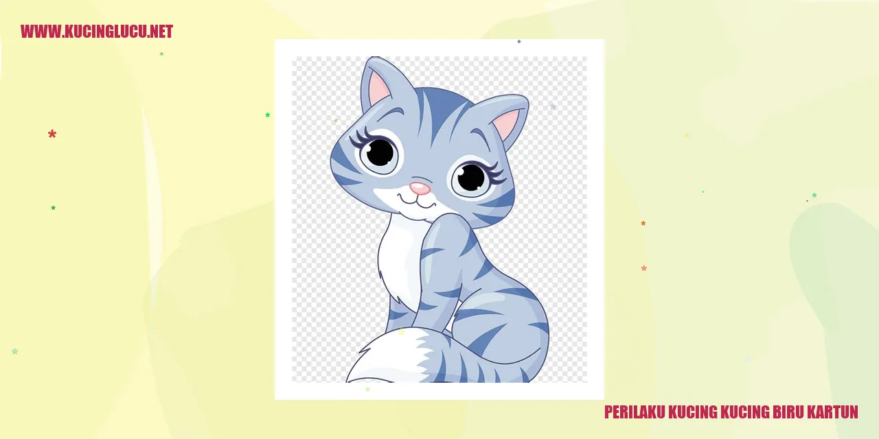 Gambar Kucing-kucing Biru Kartun
