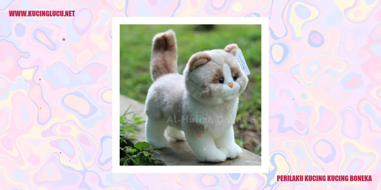 Pemandangan Kucing-Kucing Boneka yang Menggemaskan