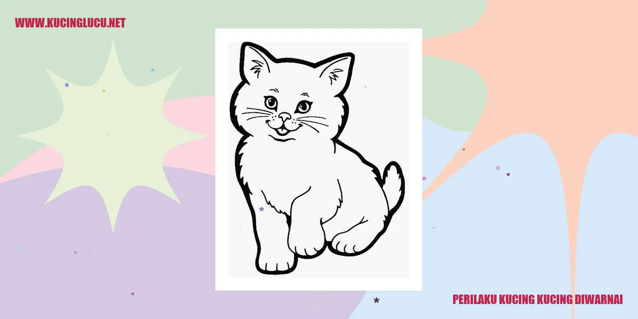 Perilaku Kucing Kucing yang Diwarnai