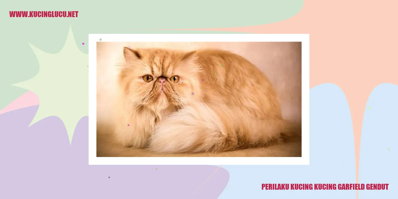 Gambar Kucing Garfield Gendut