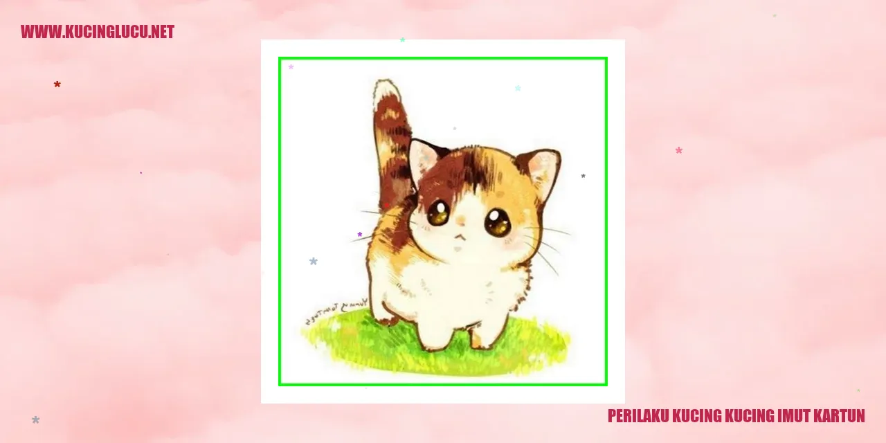 Kucing-kucing imut dalam kartun