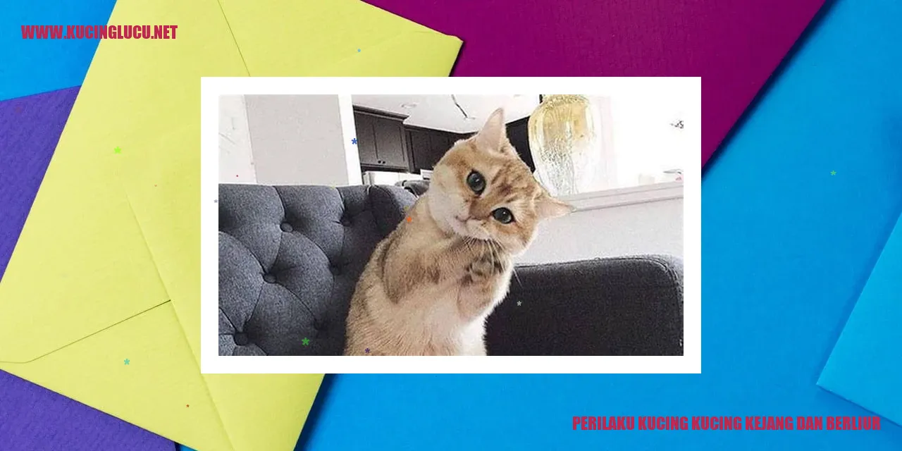 Perilaku Kucing Kucing Kejang dan Berliur