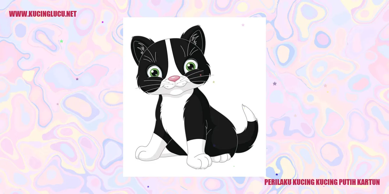 Perilaku Kucing-kucing Putih Kartun
