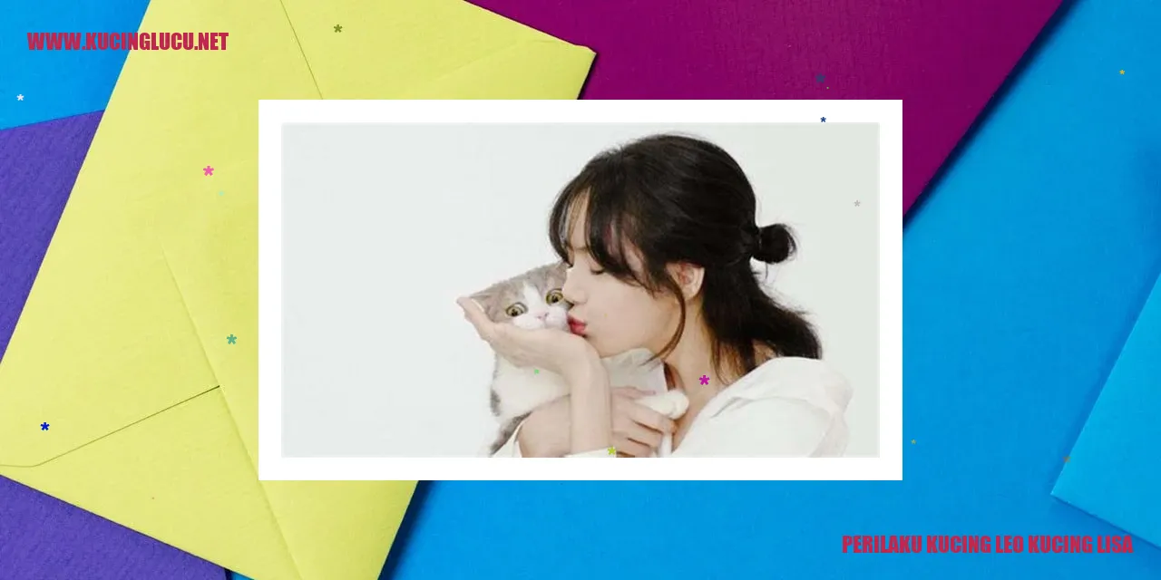 Kucing Leo dan Kucing Lisa
