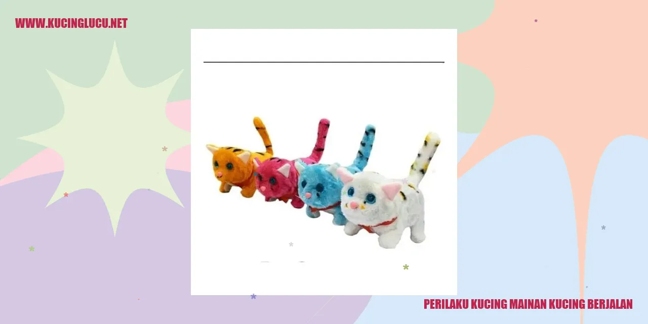 Gambar Kucing Mainan Berjalan