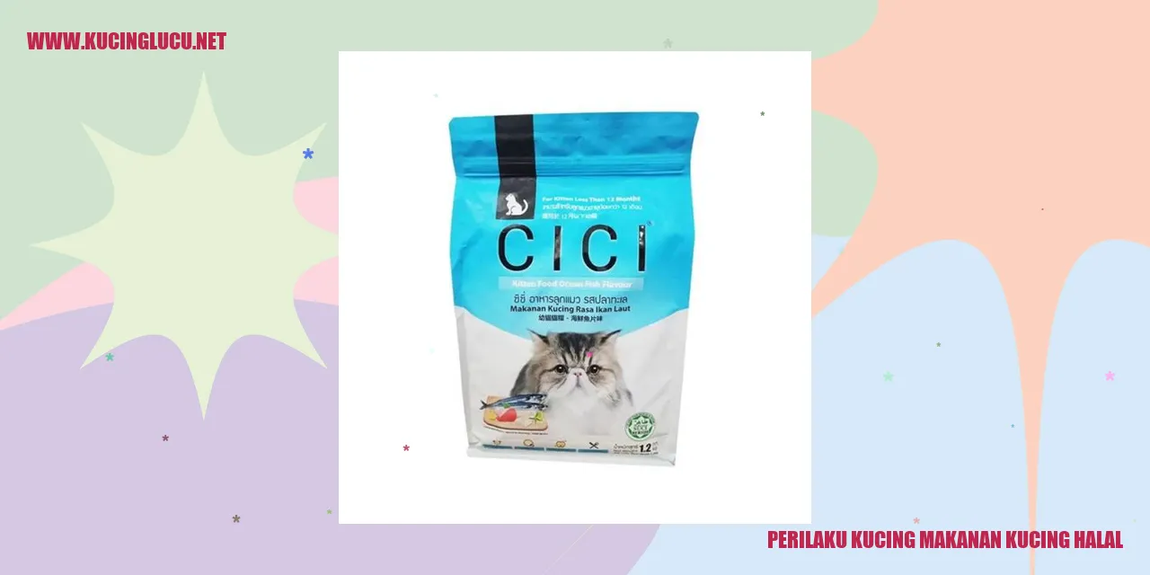 Makanan Halal untuk Kucing