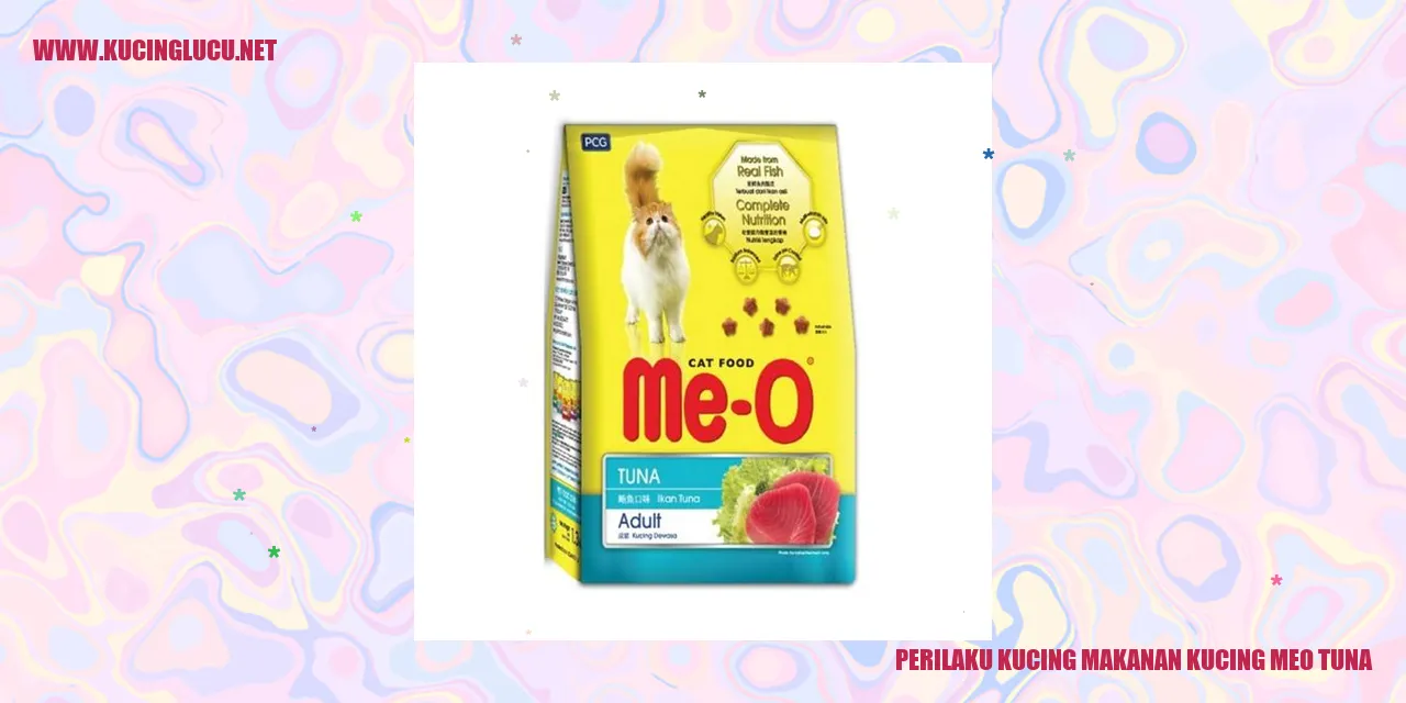 Perilaku Kucing makanan kucing meo tuna